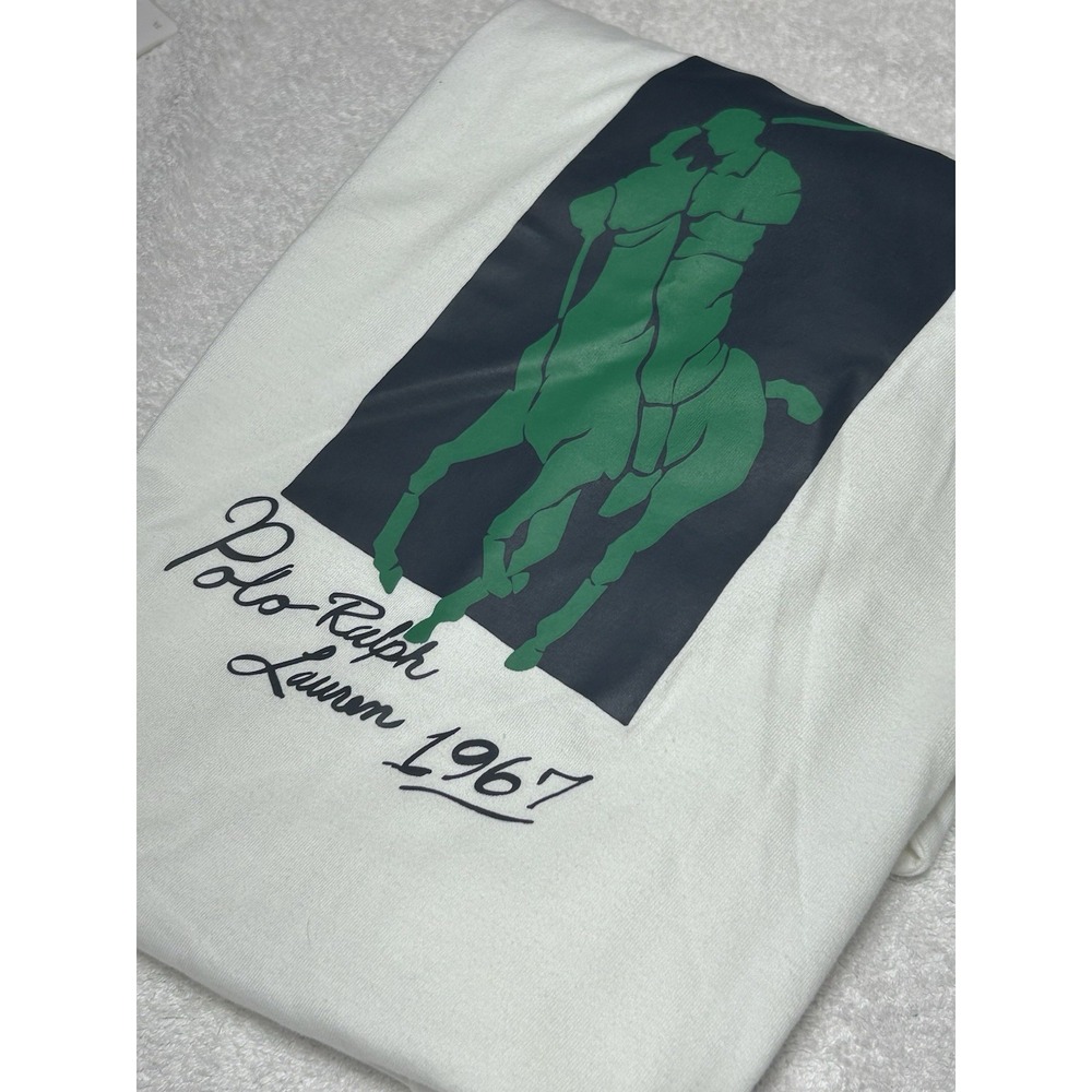 Polo Ralph Lauren Men's 4XLT/4TGL White Graphic Logo Jersey Short Sleeve T-Shirt - Picture 2 of 11